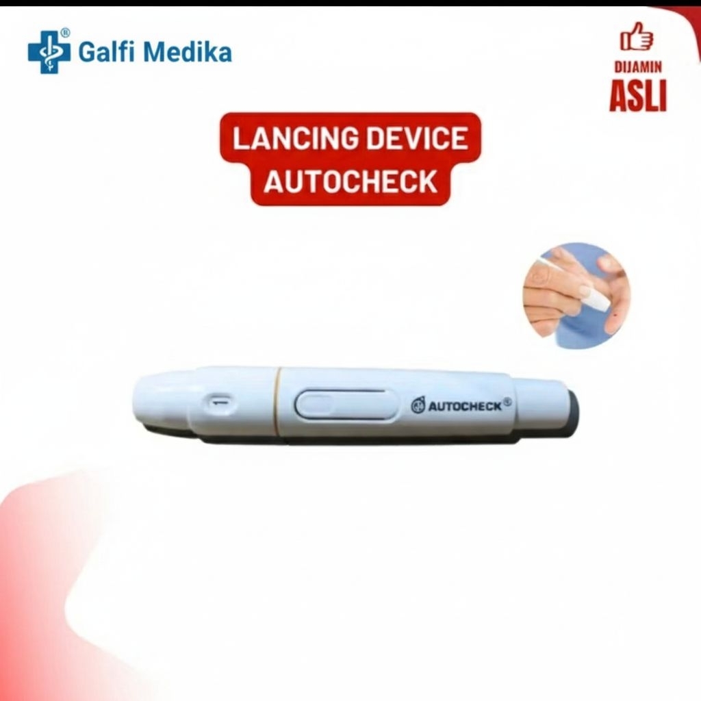 Lancing Device AUTOCHECK Pena Lancet - Pengambil Sampel Darah