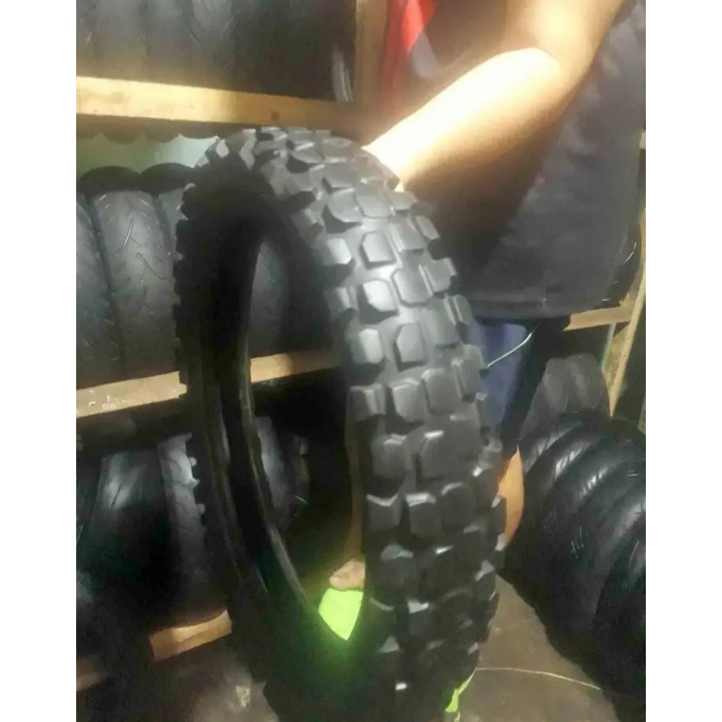 BAN MOTOR TRAIL RAIL UKURAN 4.10 ring 18 IRC batikan