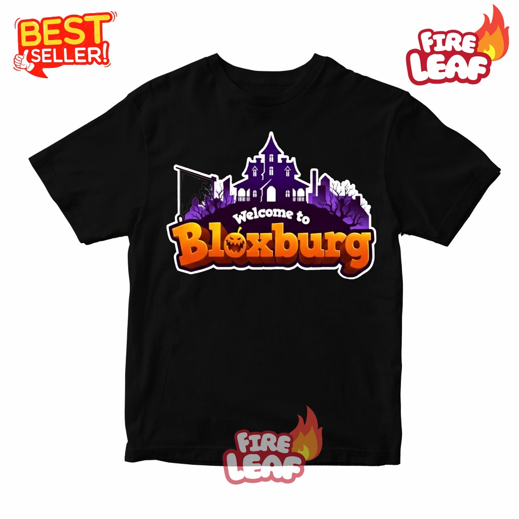 BAJU ATASAN KAOS ANAK WELCOME TO BLOXBURG ROBLOX