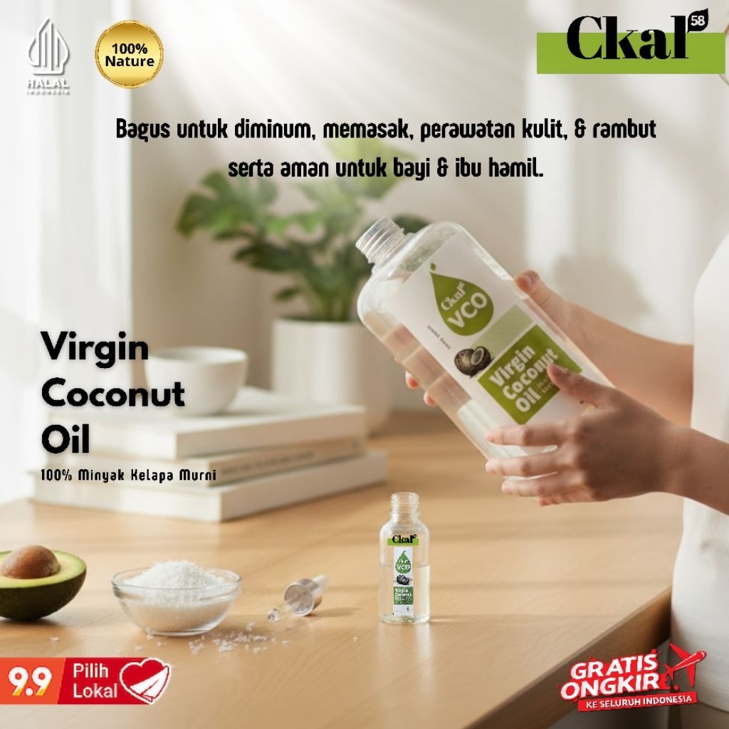 vco virgine coconut oil | 1000ml | minyak kelapa murni | vco organic | herbal vco