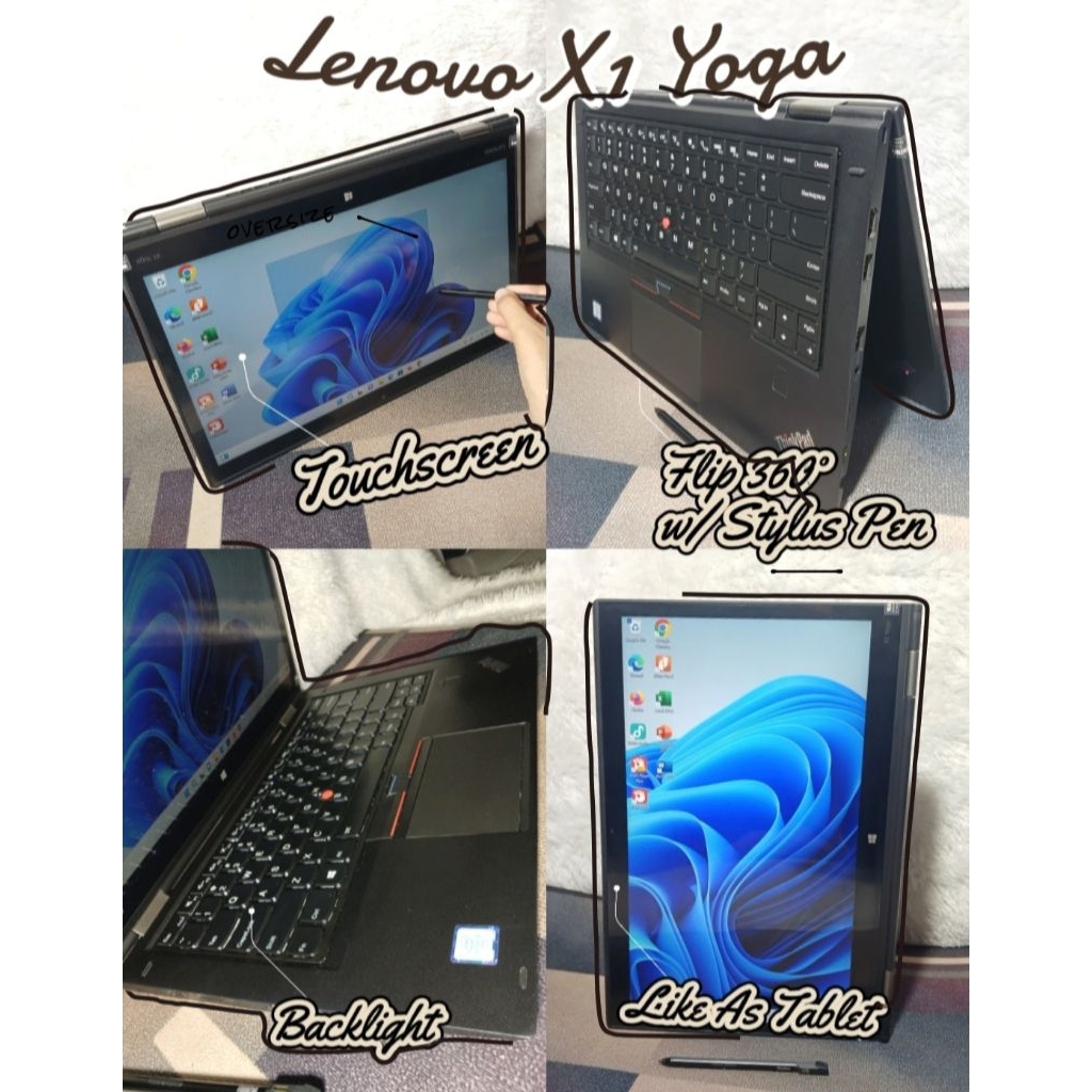 Laptop Lenovo thinkpad X1 Yoga Carbon | Touchscreen | Flip 360°