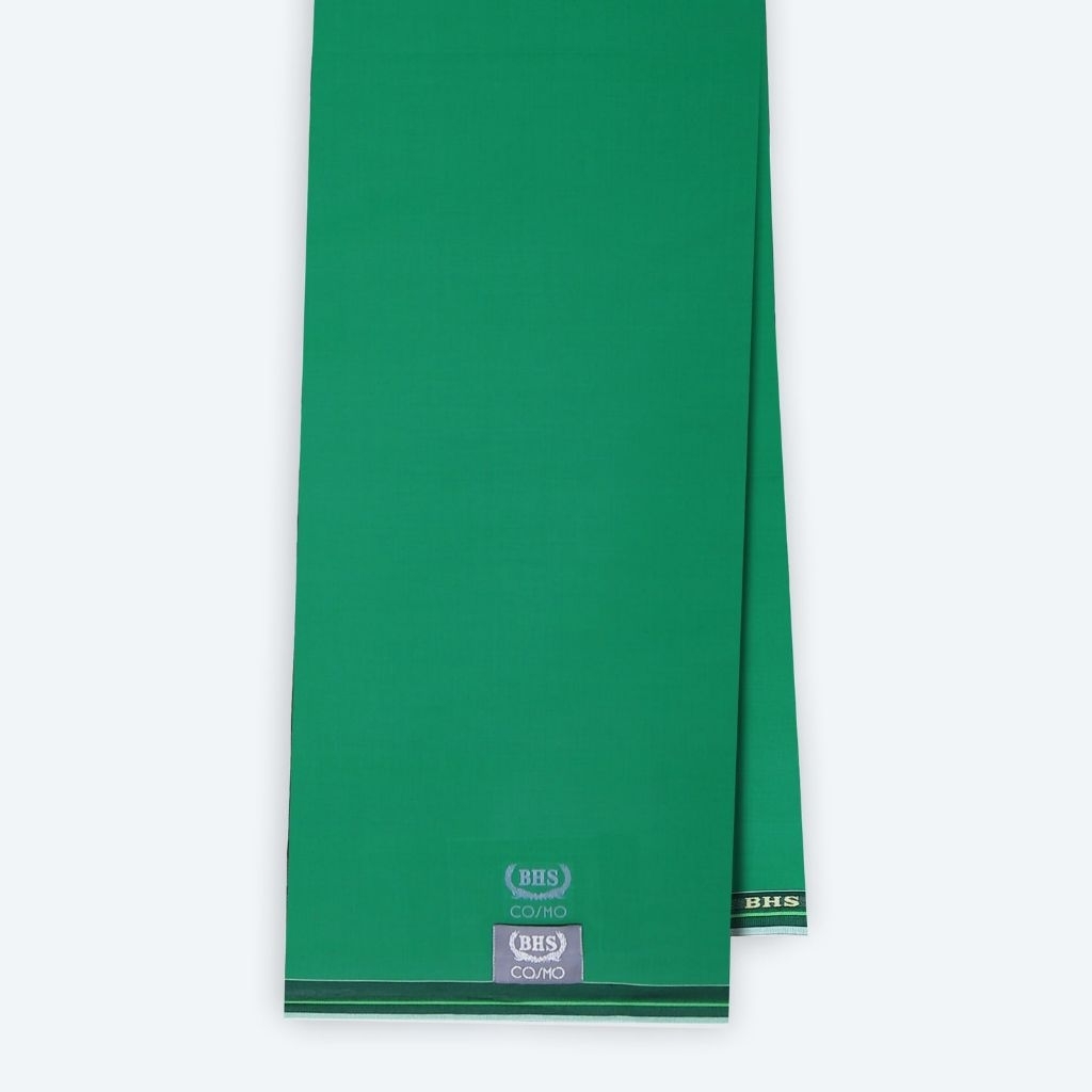 Sarung BHS Cosmo Nahdho Silver Warna Polos Hijau
