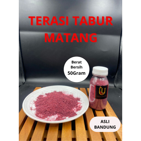 Terasi Merah Bubuk Matang/Terasi Sangrai Tabur Dadakan Siap Saji/Terasi Merah Bandung 50gram