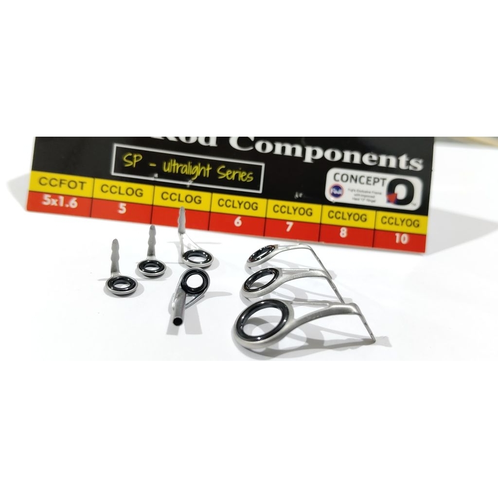 RING GUIDE SET FUJI SPINNING UDANG 1 SET ISI 7