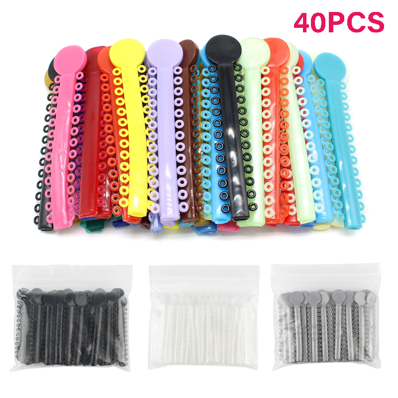 Dental Rubber Band / Karet Behel Power O / Karet Behel Gigi Power O Isi 40 Pcs / Orthodontic Karet B