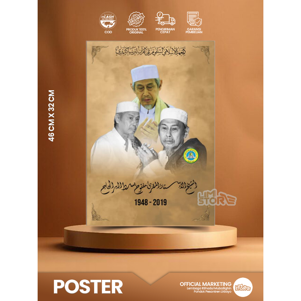 Poster Masyayikh Lirboyo PPMQ 3 Tokoh Asli