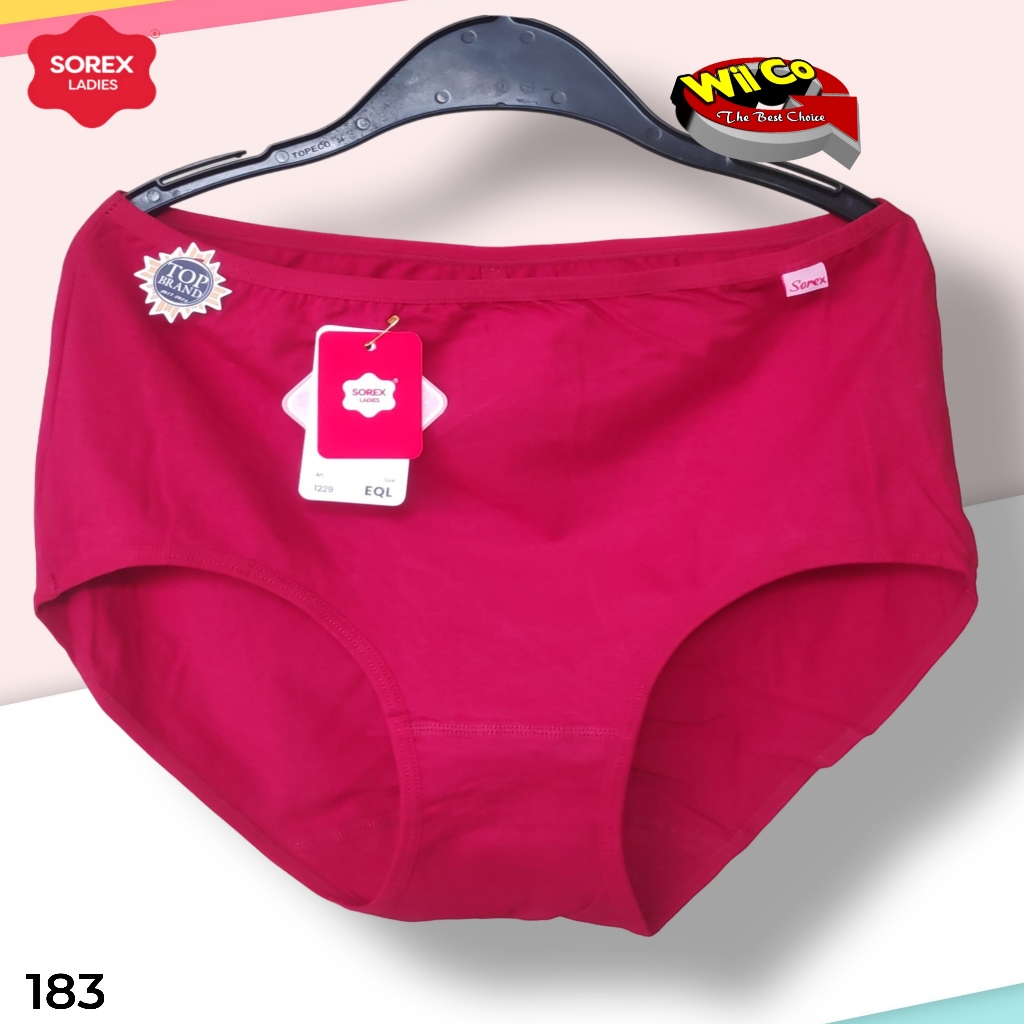 K183 (3 pcs) Sorex Celana Dalam Wanita Dewasa Jumbo Big Size Size L EL QL EQL