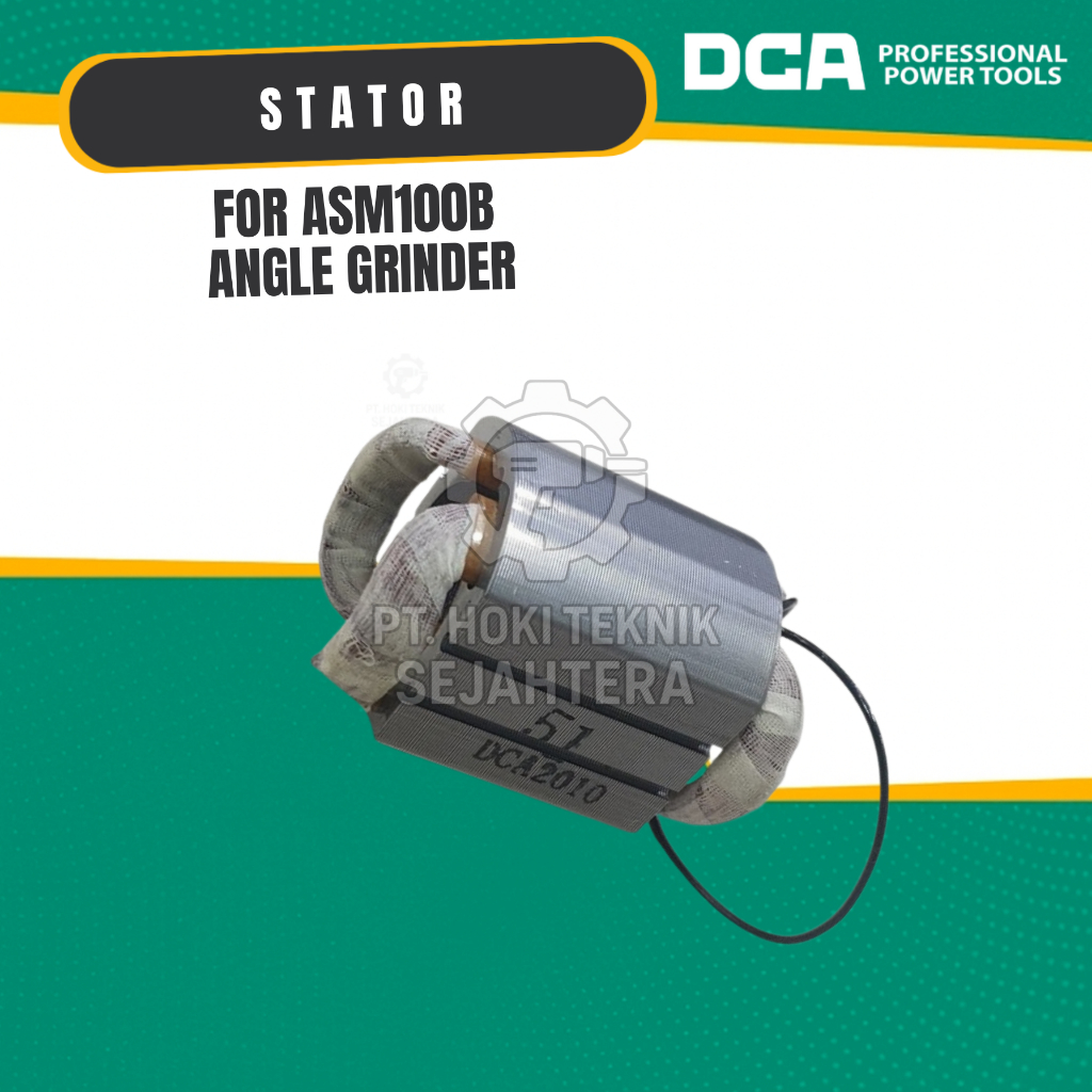 DCA STATOR ASM100B ANGLE GRINDER (STATOR GERINDA TANGAN / MESIN SLEP) GULUNGAN GURINDA STATOR GERIND