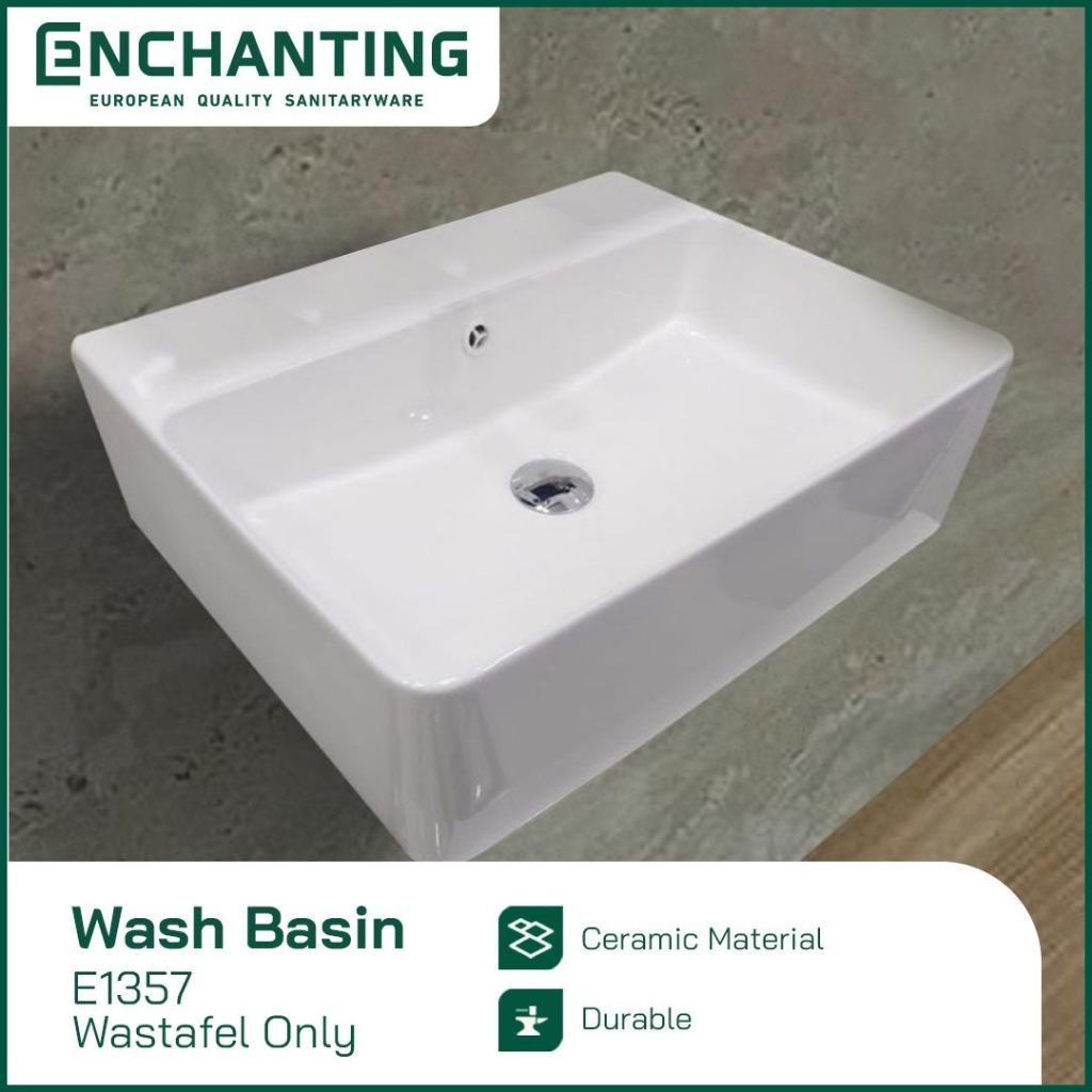 Wastafel Gantung Kotak Keramik Europe Enchanting E1357