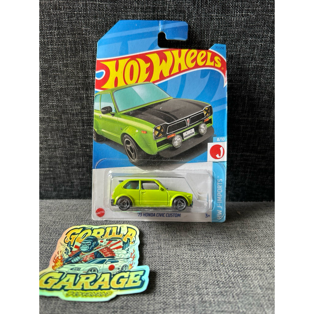 hot wheels ‘73 honda civic custom
