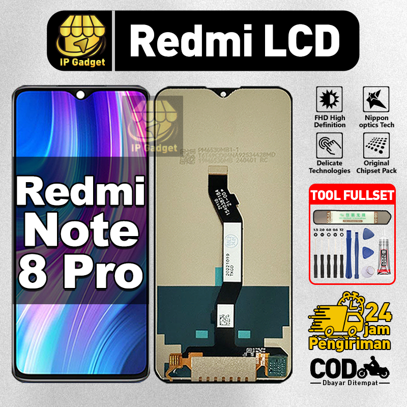 ORI FOR LCD Redmi NOTE 8 PRO Fullset Original LCD HP Redmi NOTE 8 PRO Asli Touchscreen Layar Sentuh 