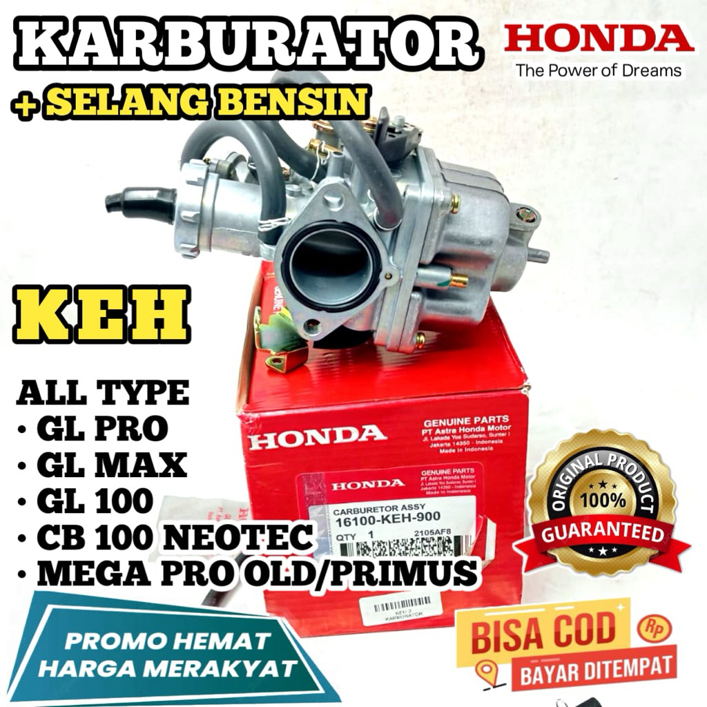 KEH KARBURATOR,ORIGINAL,KARBURATOR MEGA PRO PRIMUS,KARBURATOR MEGA PRO HIU,KARBURATOR GL 100,KARBURA