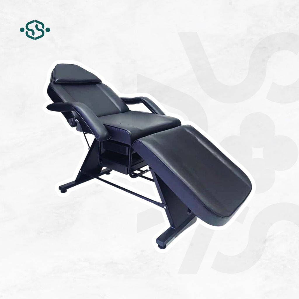 bed facial salon kecantikan black