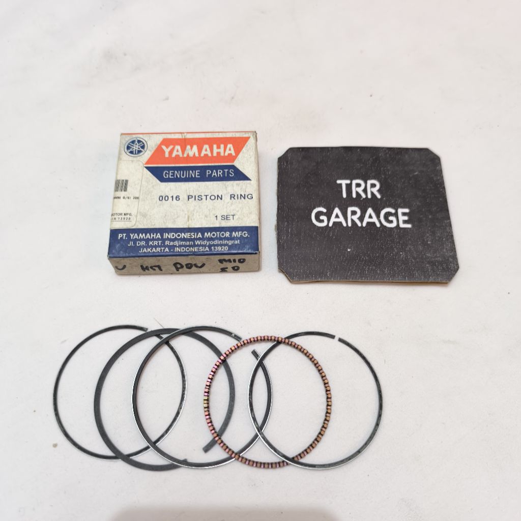 Ring seher piston YamahaMio sporty smile soul Nouvo old lama over size 50 standar original Yamaha