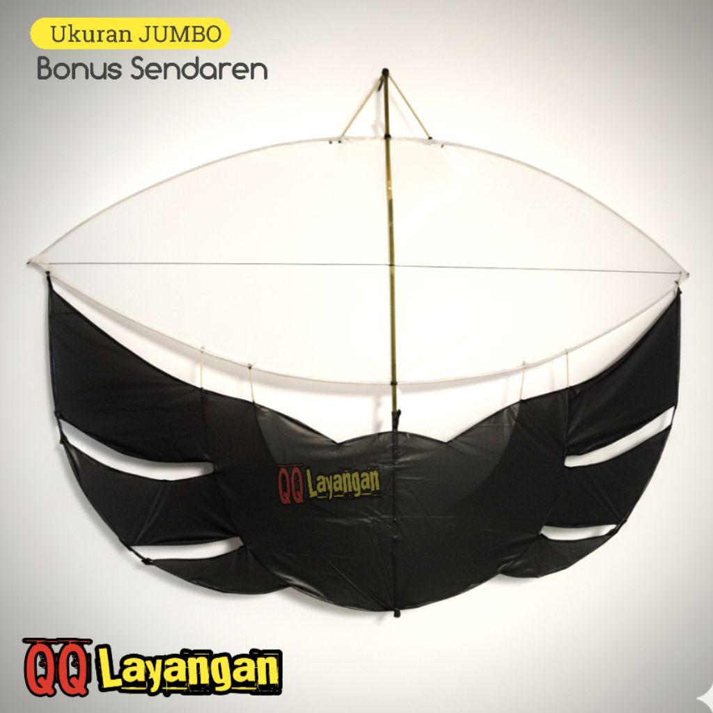 Layangan Ram Raman JIBEK Putih Siap Terbang, Main Layang Layang