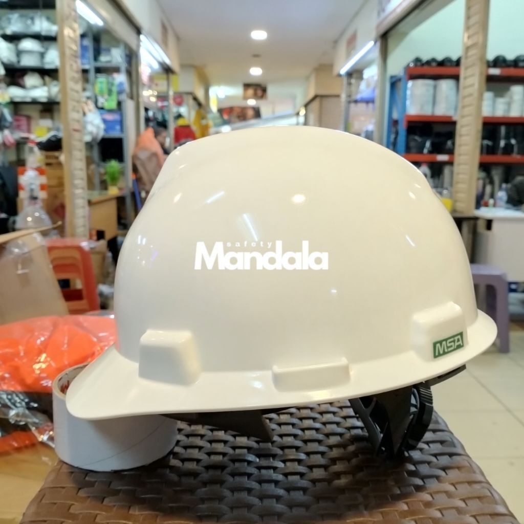 HELM MSA V-GARD FASTTRACK ORIGINAL 100% / MSA Helmet V GARD ORIGINAL