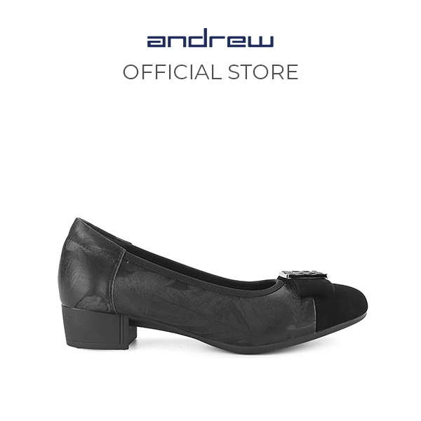 Sepatu Heels Wanita Andrew Shoes Hervine Black
