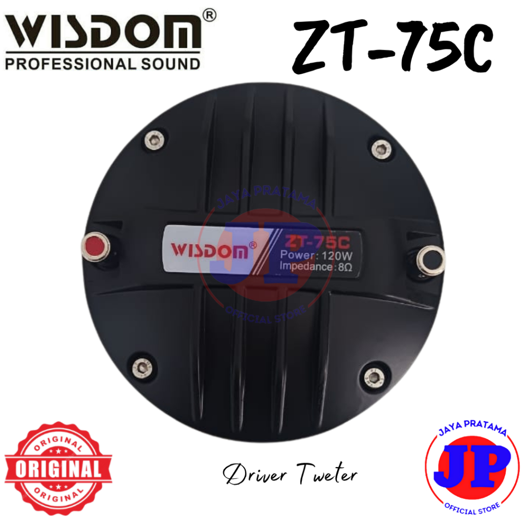 Wisdom ZT-75C Driver Tweter Untuk Wisdom TW24N Original Driver Tweter Neodynium Magnet Wisdom ZT-75C