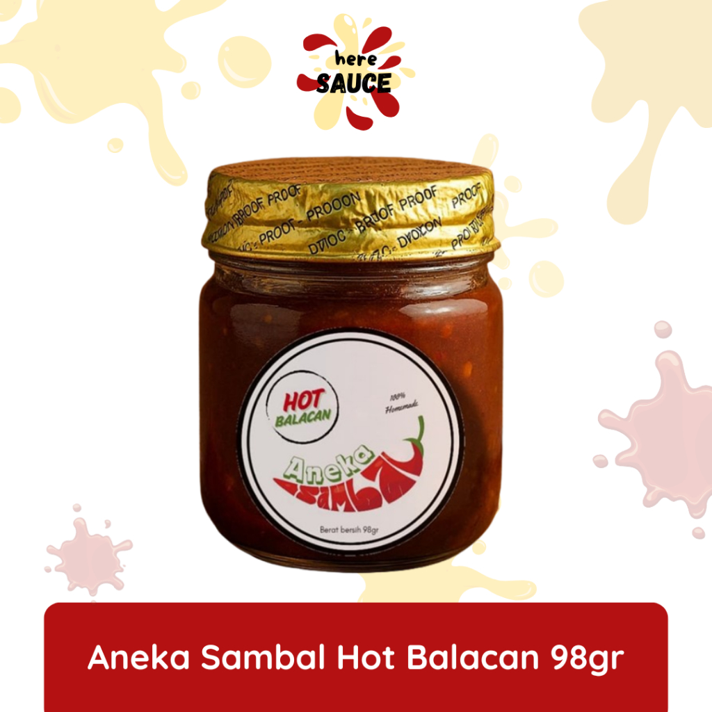 Sambal Terasi | Sambel Terasi | Sambal Terasi Uleg | Aneka Sambal Sambal Terasi Hot Balacan 98gr
