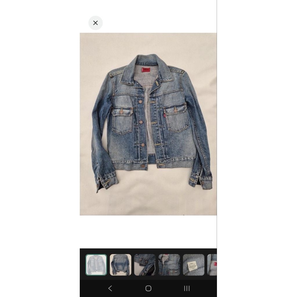 Jaket Vintage denim Red Tab Type ii Type 2