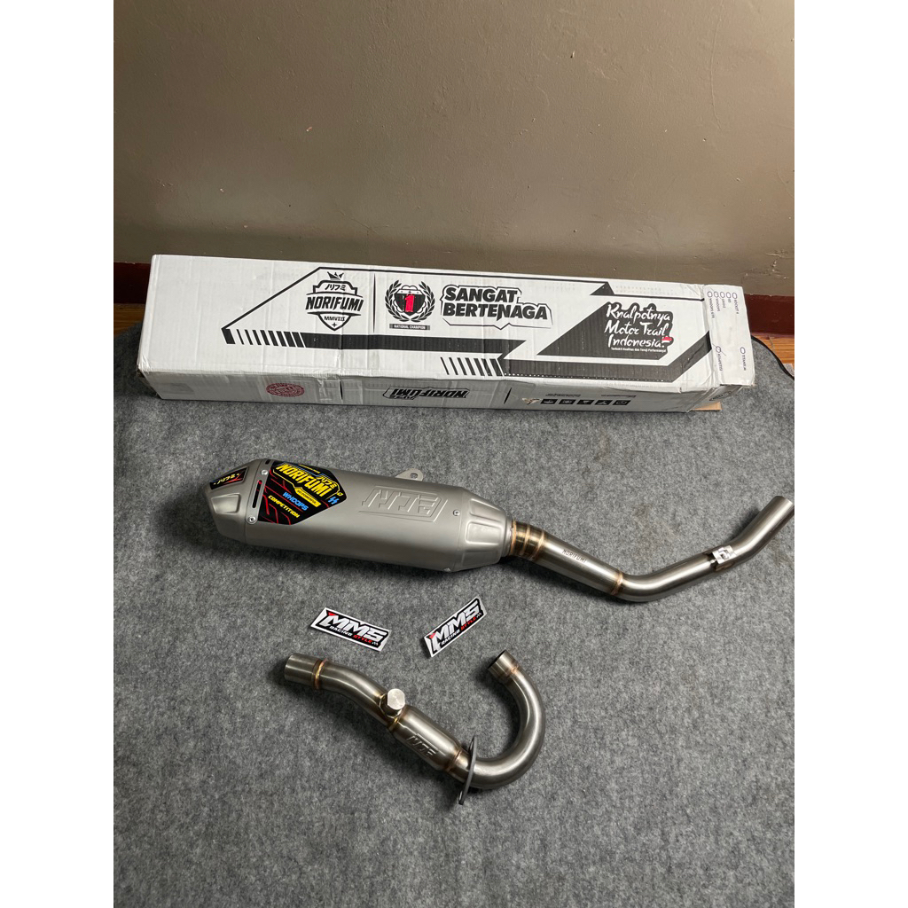 Knalpot CRF150L Norifumi whoops original kompetisi