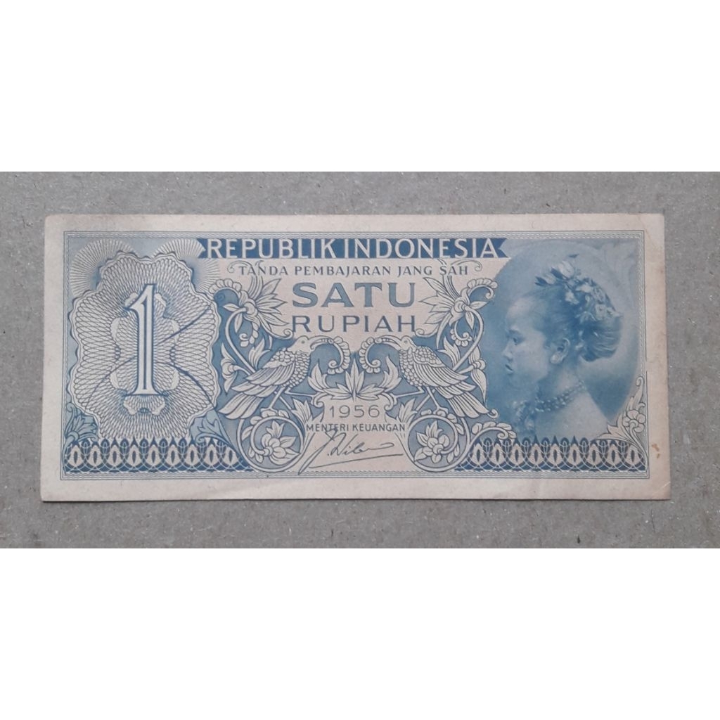 uangkuno 1rupiah tahun 1956