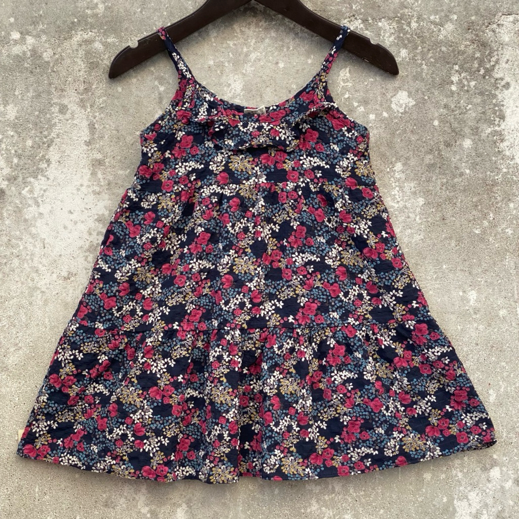 PRELOVED PL gaun dres dress kamari kutung setali baby bayi anak size 7 3T 4T 5T