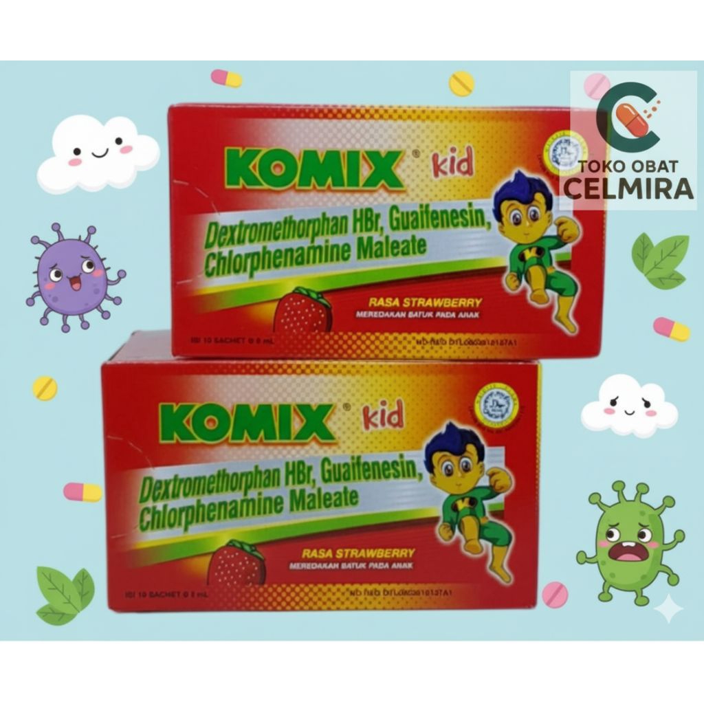 Komix Kid sachet untuk Batuk Berdahak pada Anak