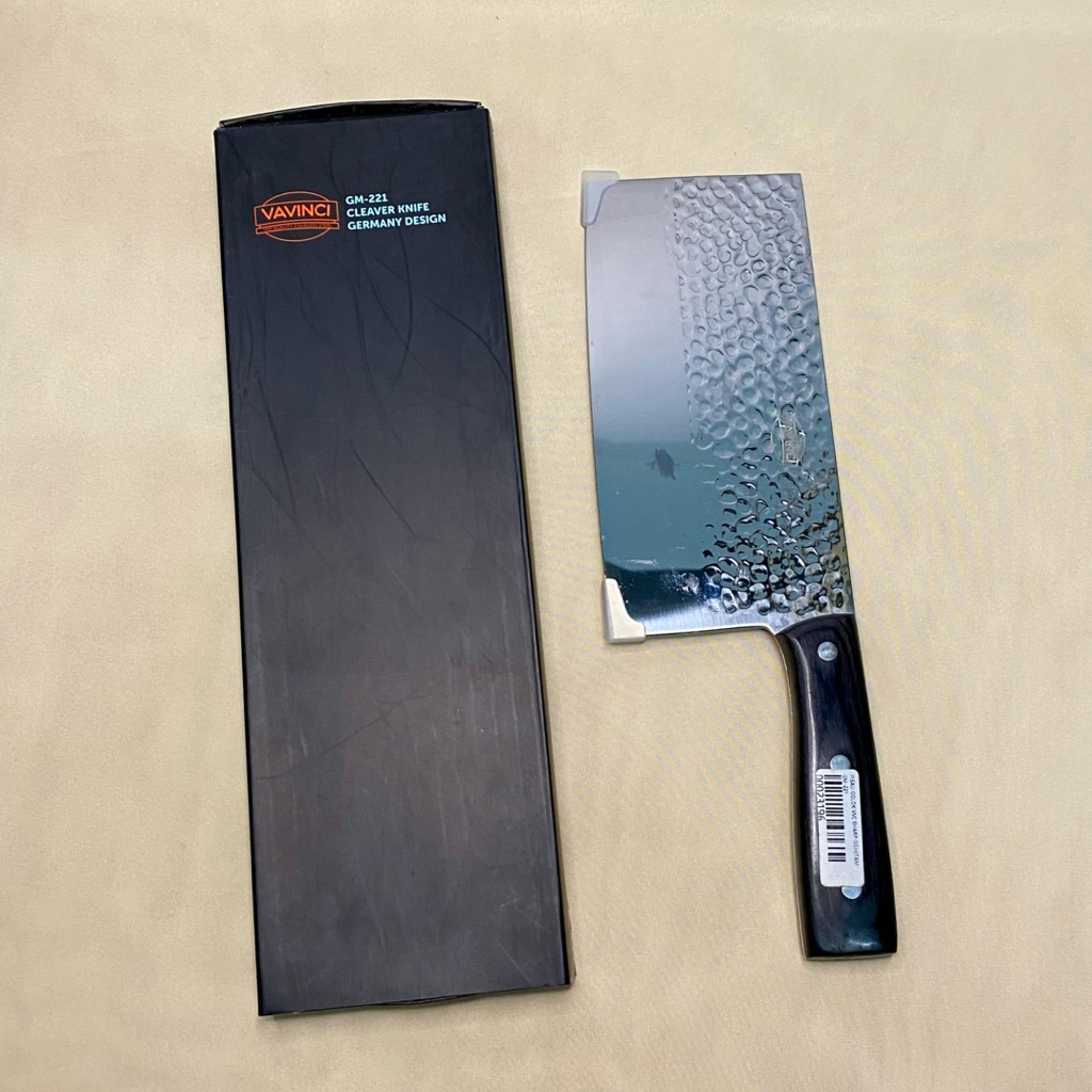 PISAU GOLOK VAVINCI SHARP GAGANG HITAM GM-221 CLEAVER KNIFE