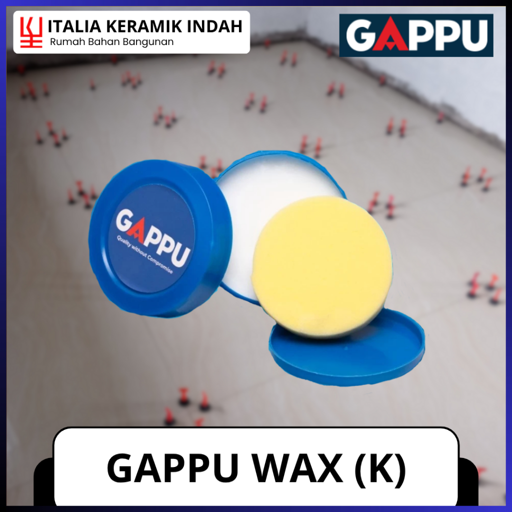 Gappu - Wax & Sponge for Easy Application nat lantai keramik marmer epoxy resin