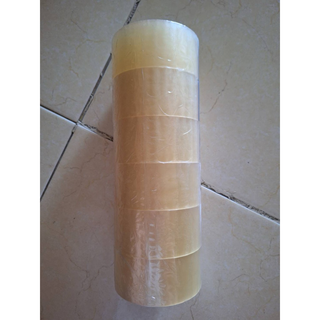 Lakban Bening 1 Slop Isi 6 PCS Surya Tape