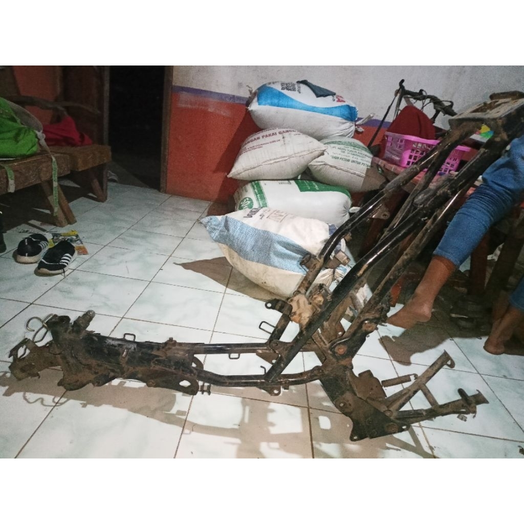 rangka motor jupiter mx old original