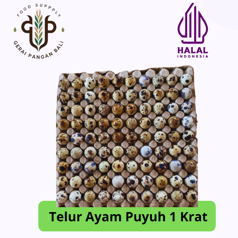 TELUR PUYUH 1 KRAT 90 BUTIR