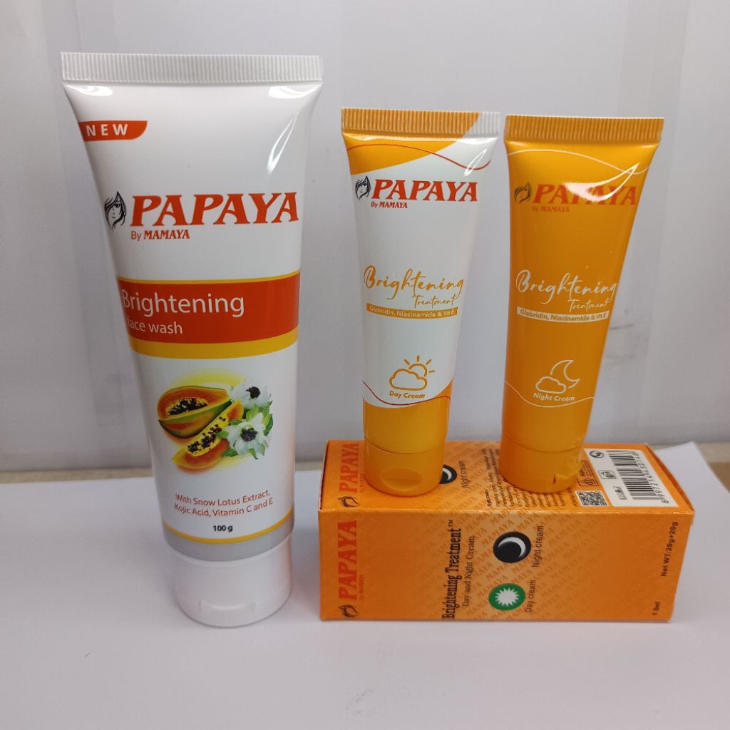 paket Hemat cream mamaya 3in1 (Ff+Cream siang malam) pemutih
