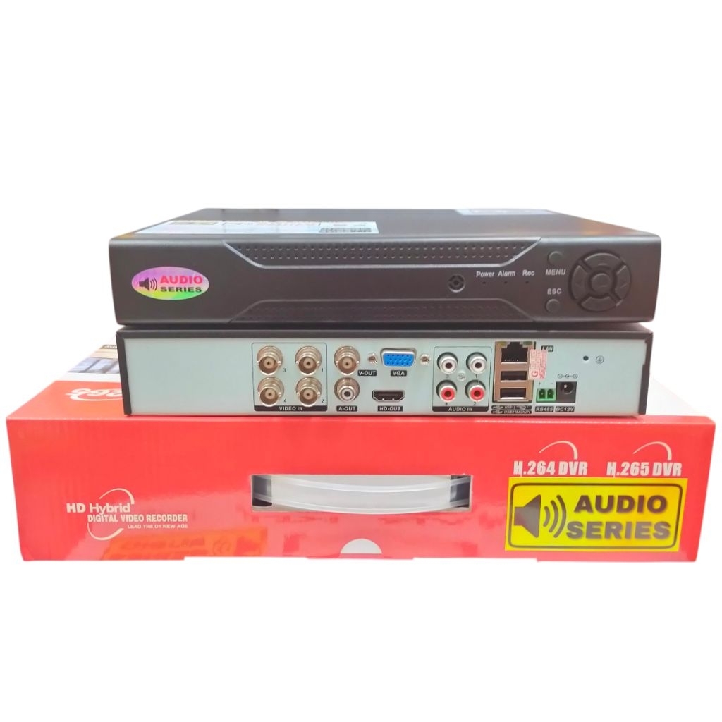 DVR XMEYE HD.VISION AUDIO 04CH H265 - 6in DVR 2560P