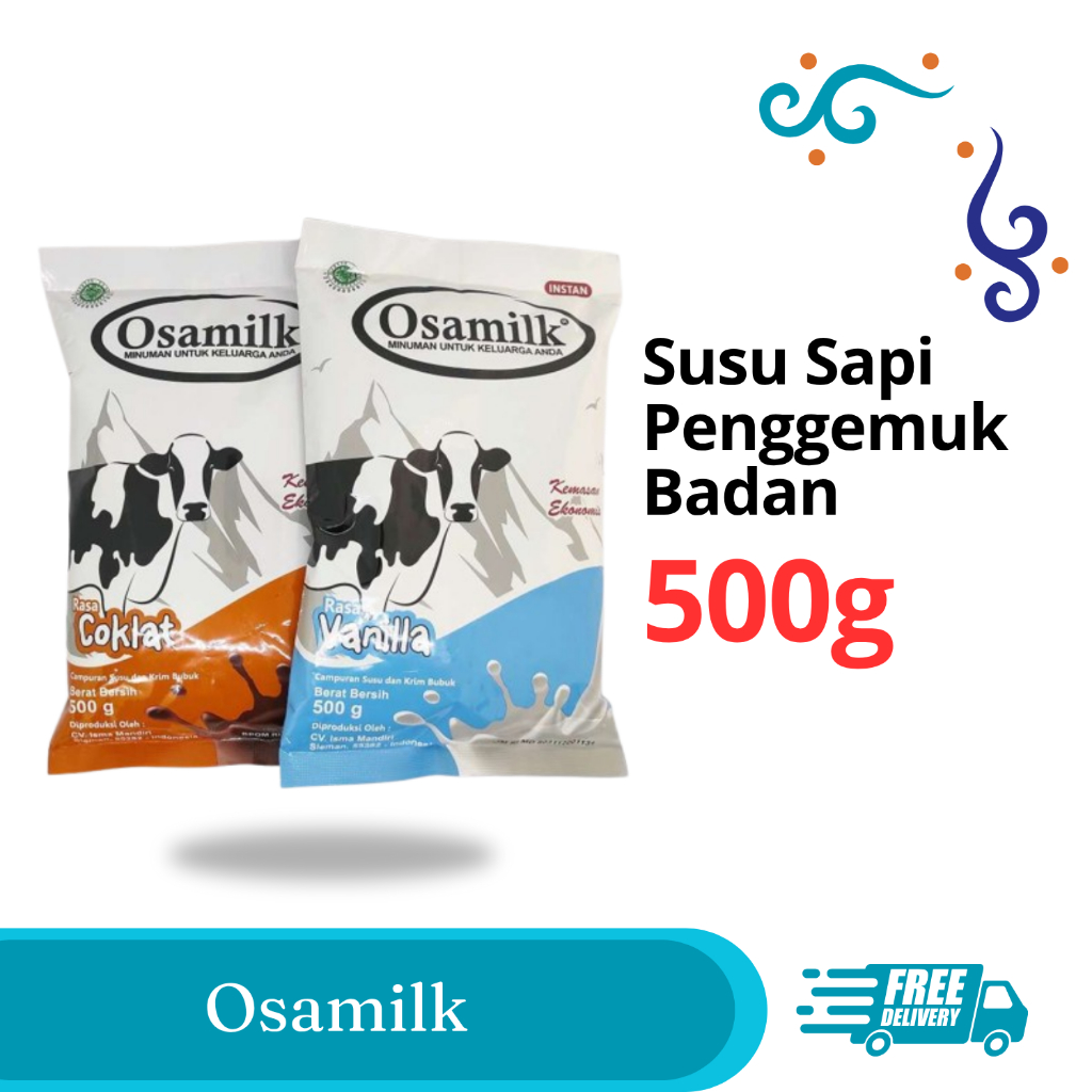[Baru] Susu Sapi Penggemuk Badan Kemasan 500g Bubuk - Osamilk | Susu Sapi Bubuk Instant