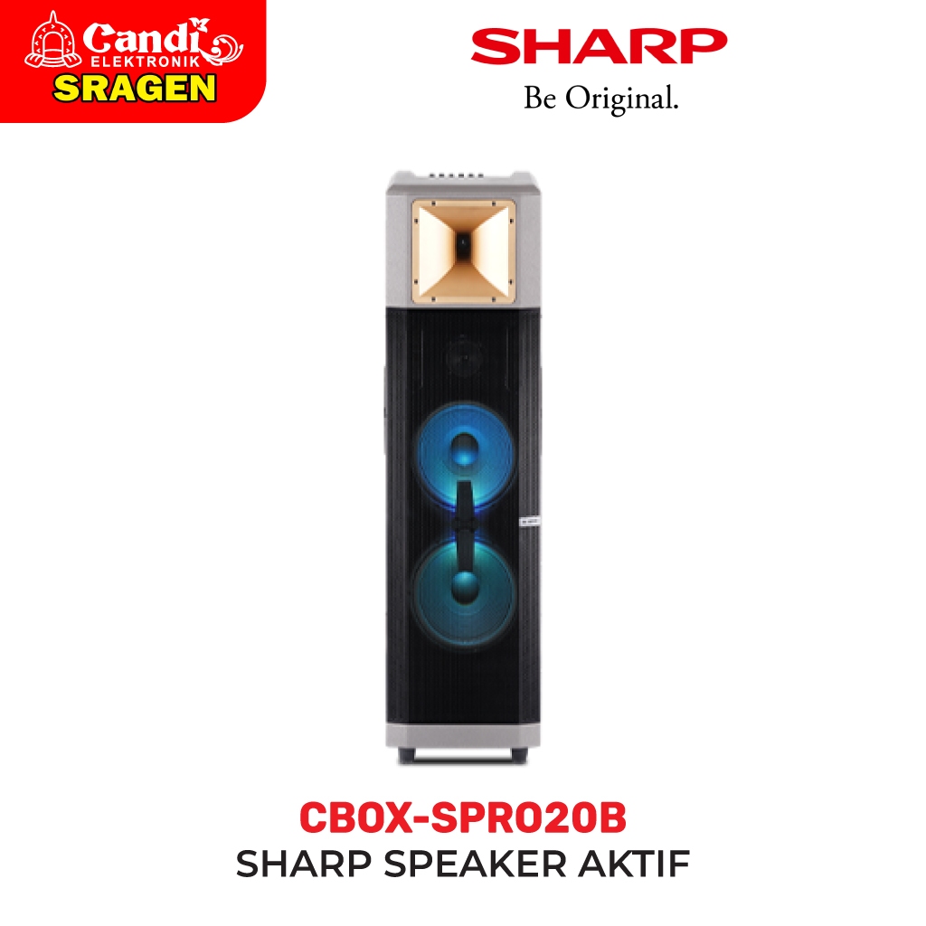 SHARP SPRO Series 3 Way Speaker Aktif - CBOX-SPRO20B