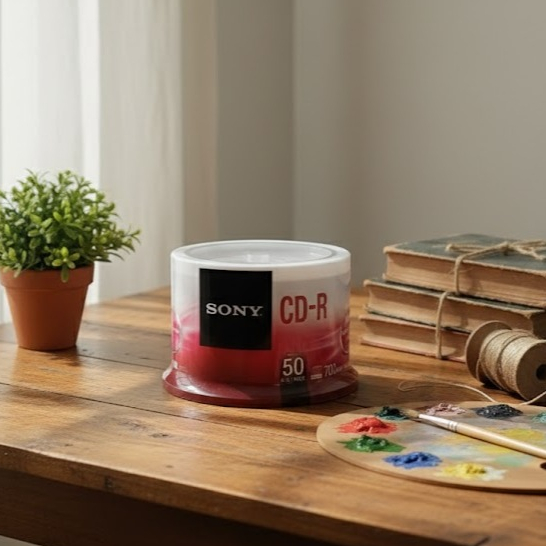 Cd R Blank Sony / Cd R Kosong Sony Free Bubble Wrap