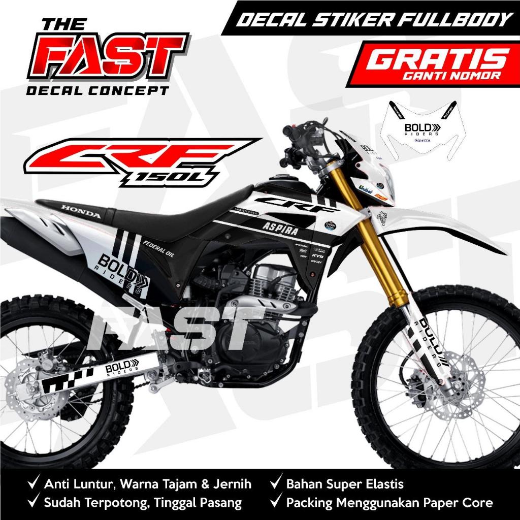 DECAL STICKER HONDA CRF 150L FULLBODY VARIASI GRESINI- Stiker Motor CRF 150L GRESINI Fullbody