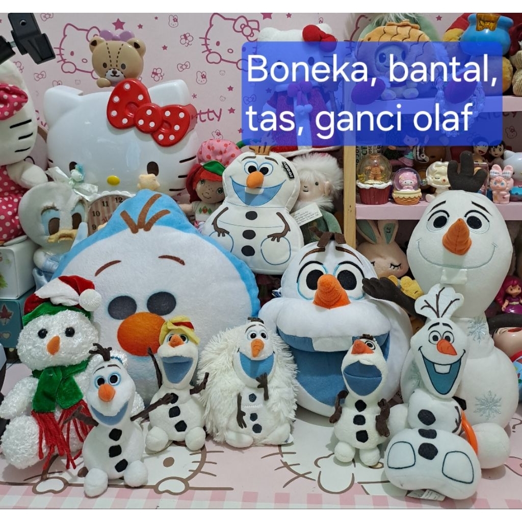 BONEKA BANTAL TAS SLEMPANG GANTUNGAN KUNCI BAGCHARM BONTANG OLAF DISNEY