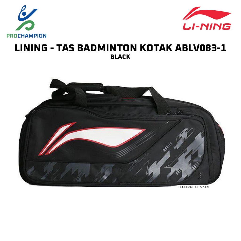 Tas Badminton Kotak LINING ABLV083-1 Black