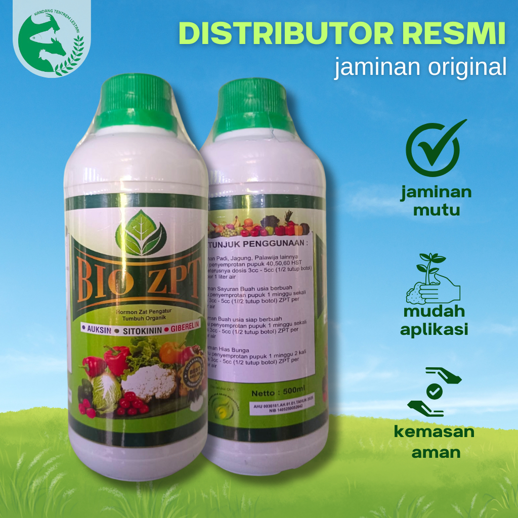 Pupuk Nutrisi BIO ZPT Organik 500 ml Galaxy AUKSIN SITOKININ GIBERELIN Sayur Buah Umbi Buah Cabe