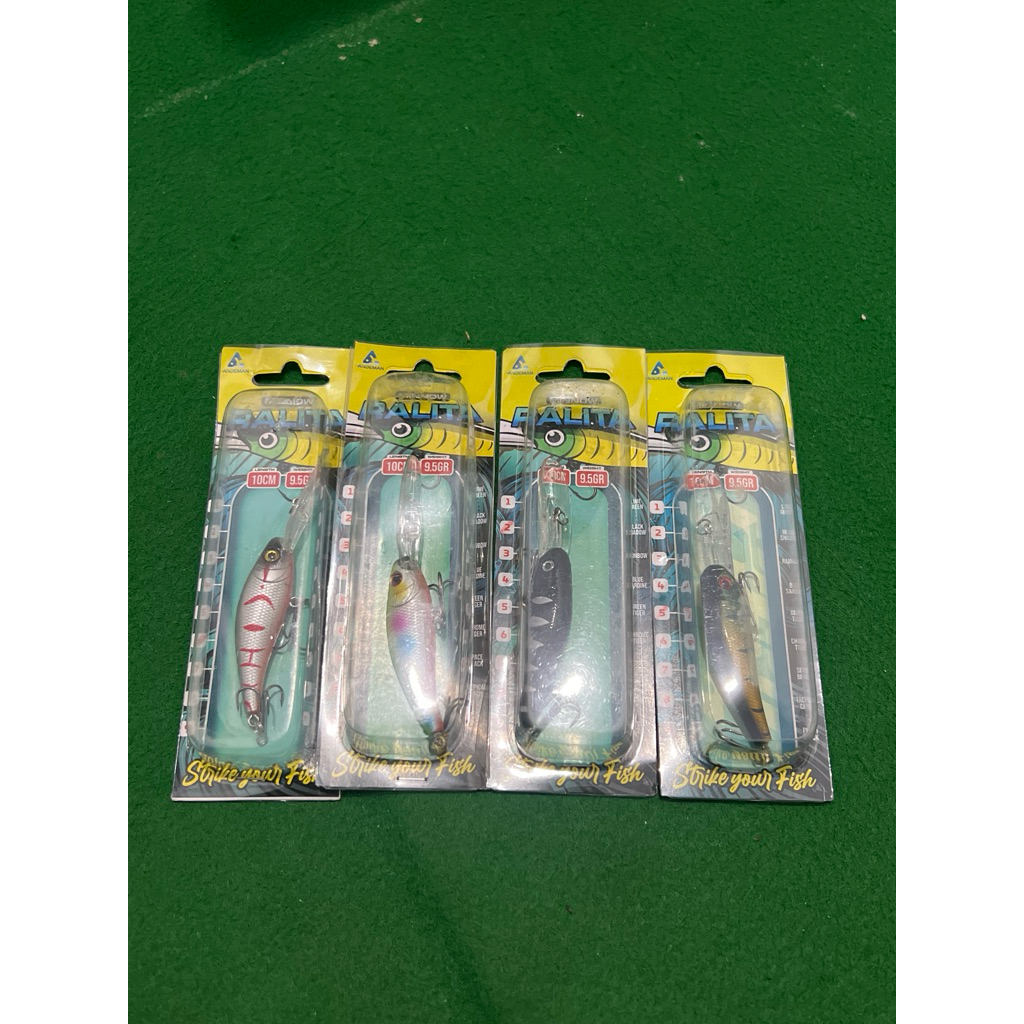 MINO IKAN UKURAN 10CM 9.5GR MINO IKAN 10CM UMPAN PANCING MINNOW LURE IKAN 9.5GR