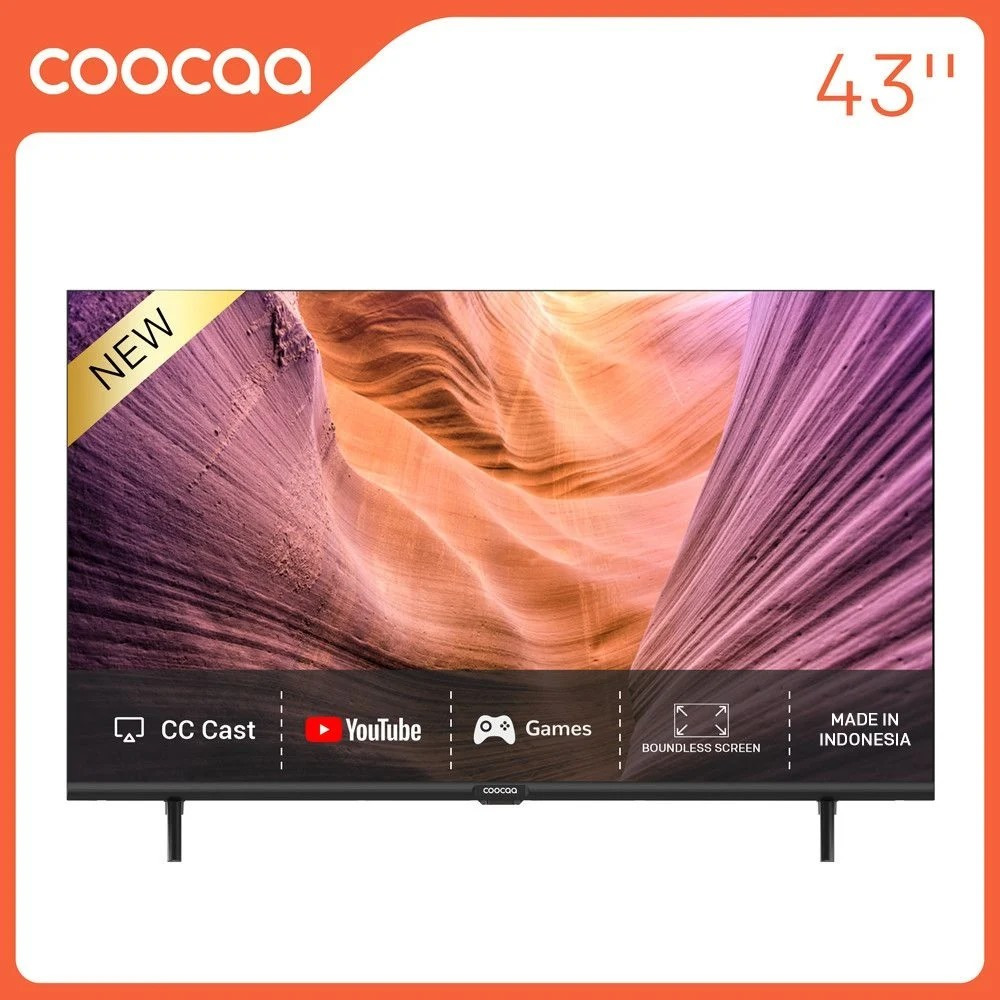 COOCAA 43 inch Digital Smart TV (Model : Coocaa 43S3U)