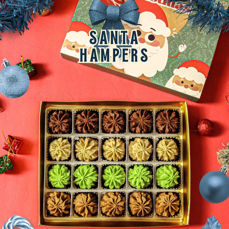 (Ready Stock) Santa Hampers Christmas Natal Hongkong Jenny Butter Cookies by Miss Ogura