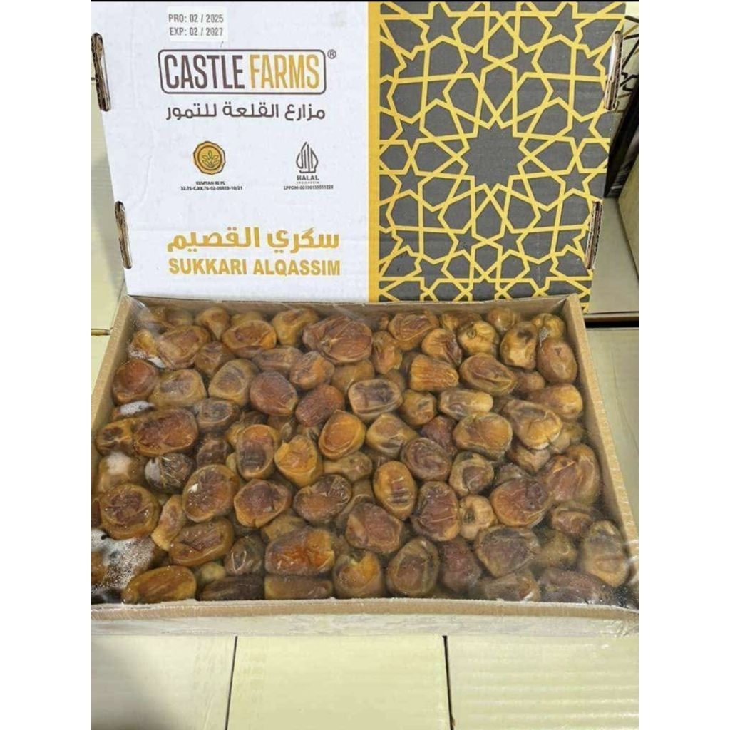 Kurma Sukari Premium Castle Farms min 3,3 Kg Kurma Raja Sultan