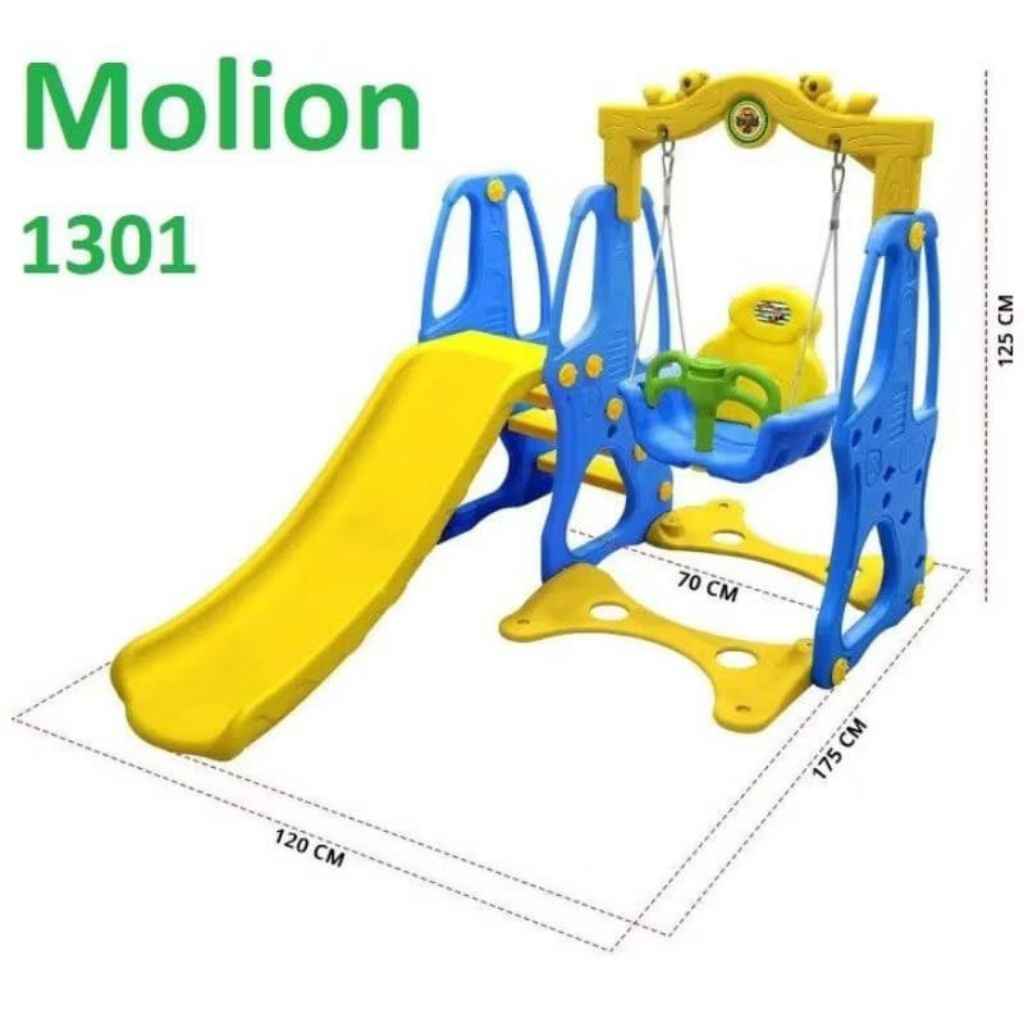 M1301 Perosotan dan Ayunan Anak Molion 1301 – Mainan Indoor & Outdoor Edukatif untuk Balita