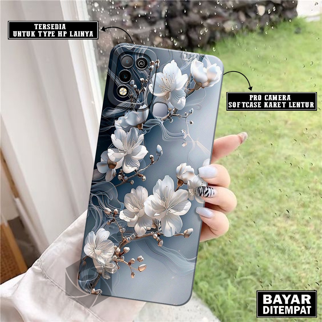 Case INFINIX HOT 10 PLAY / 11 PLAY Terbaru - Case Bunga - Softcase INFINIX HOT 10 PLAY / 11 PLAY - C