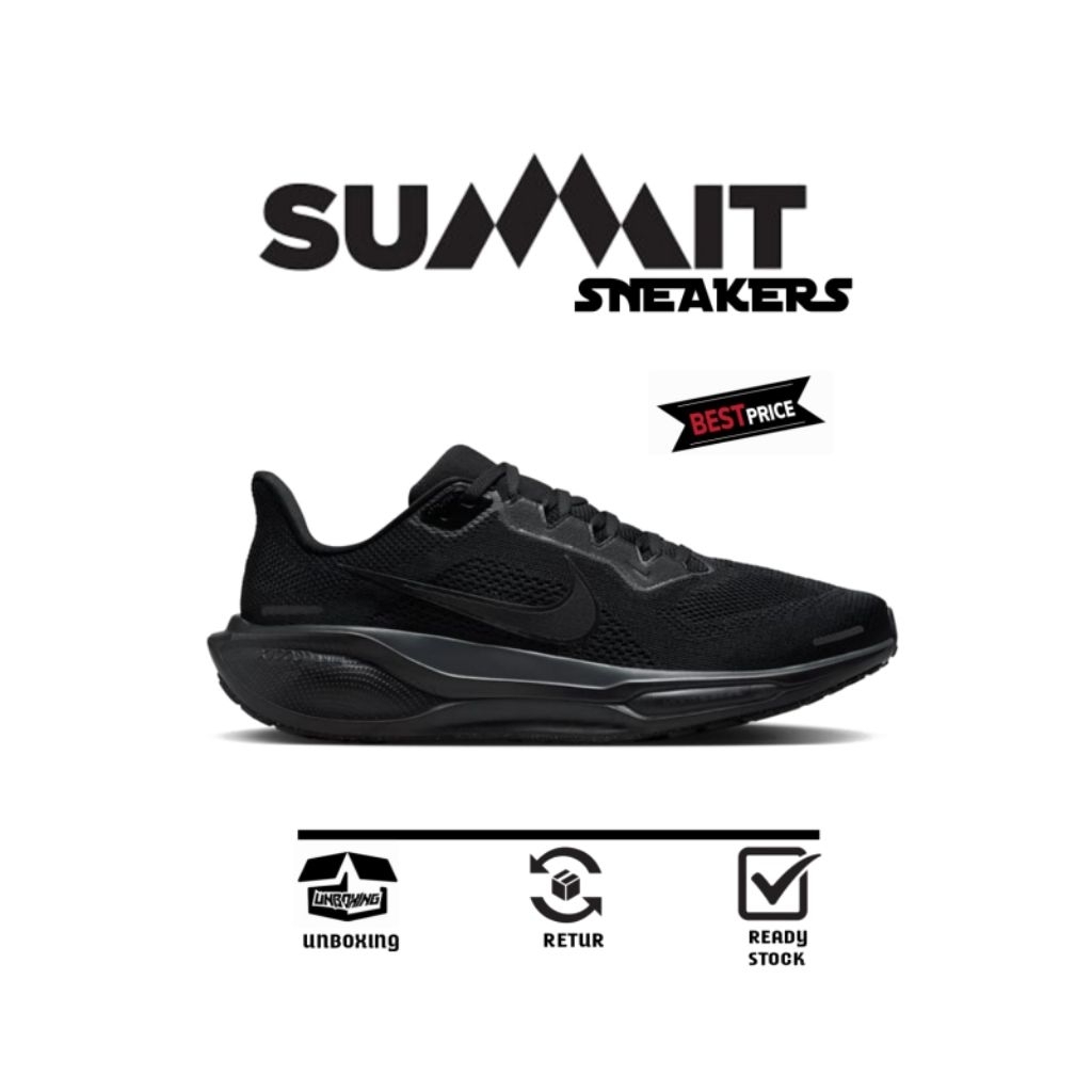 Running Shoes Nike Zoomx Pegasus 41 Triple Black Original
