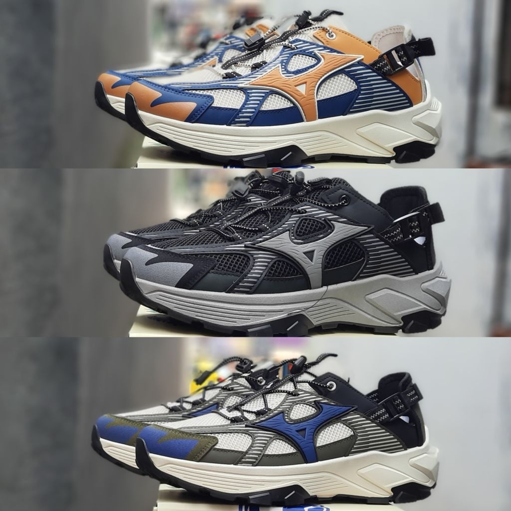 Sepatu sendal outdoor mizuno Sandal Gunung pria outdoor Sepatu hiking mizuno model terbaru Sendal go